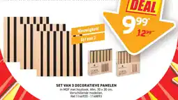 Trafic Set van 3 decoratieve panelen aanbieding