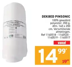 Trafic Dekbed pinsonic aanbieding