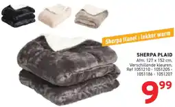 Trafic Sherpa plaid aanbieding