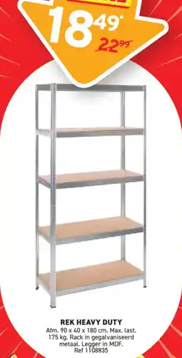 Trafic Rek heavy duty aanbieding