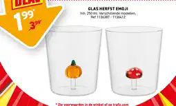 Trafic Glas herfst emoji aanbieding