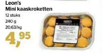 Leon's Mini Kaaskroketten