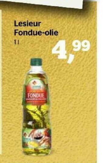 Spar Express Lesieur Fondue-olie aanbieding