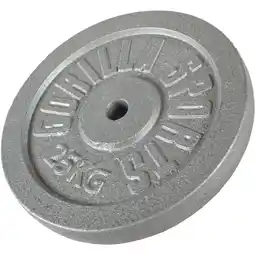 Decathlon Gewichtsschijf - Halterschijf - 25 kg - Gietijzer - 30 mm aanbieding