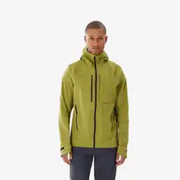 Decathlon Waterdichte wandeljas voor heren MH900 kaki aanbieding