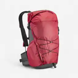 Decathlon Rugzak voor bergwandelen 22 l rolltop MH500 Light rood aanbieding