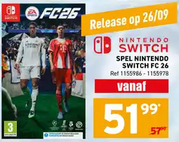 Trafic Spel nintendo switch fc 26 aanbieding