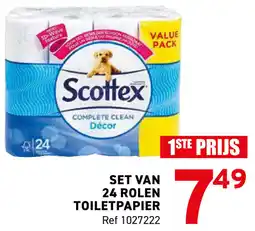 Trafic Set van 24 rolen toiletpapier aanbieding