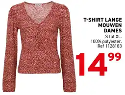 Trafic T-shirt lange mouwen dames aanbieding