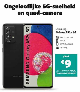 Base Samsung Galaxy A52s 5g aanbieding