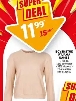 Trafic Bovenstuk pyjama dames aanbieding