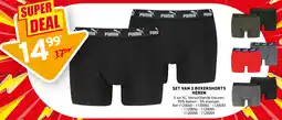 Trafic Set van 2 boxershorts heren aanbieding