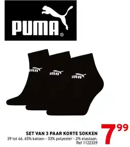Trafic Set van 3 paar korte sokken aanbieding