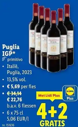Lidl Puglia IGP aanbieding