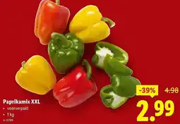 Lidl Paprikamix XXL aanbieding