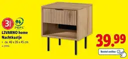 Lidl LIVARNO home Nachtkastje aanbieding