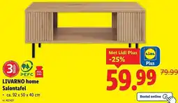 Lidl LIVARNO home Salontafel aanbieding