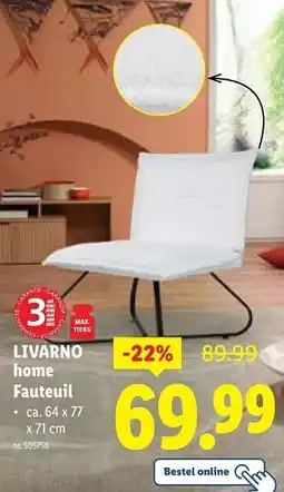 Lidl LIVARNO home Fauteuil aanbieding