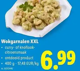 Lidl Wokgarnalen XXL aanbieding