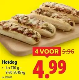 Lidl Hotdog aanbieding