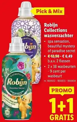 Lidl Robijn Collections wasverzachter aanbieding