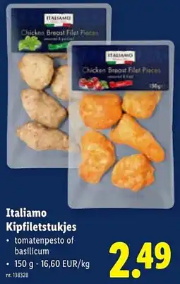 Lidl Italiamo Kipfiletstukjes aanbieding