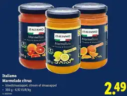 Lidl Italiamo Marmelade citrus aanbieding