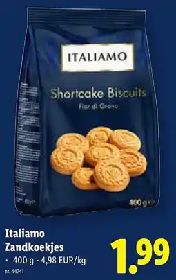 Lidl Italiamo Zandkoekjes aanbieding
