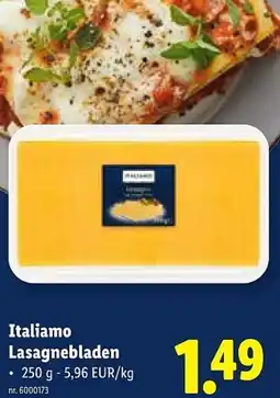 Lidl Italiamo Lasagnebladen aanbieding