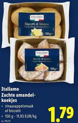 Lidl Italiano Zachte amandelkoekjes aanbieding