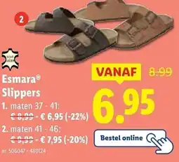 Lidl Esmara Slippers aanbieding