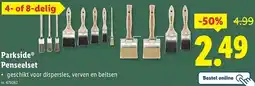 Lidl Parkside Penseelset aanbieding
