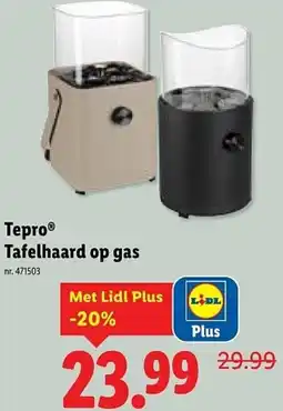 Lidl Tepro Tafelhaard op gas aanbieding