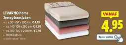 Lidl LIVARNO home Jersey hoeslaken aanbieding