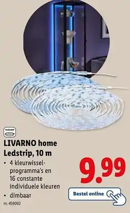 Lidl LIVARNO home Ledstrip, 10 m aanbieding