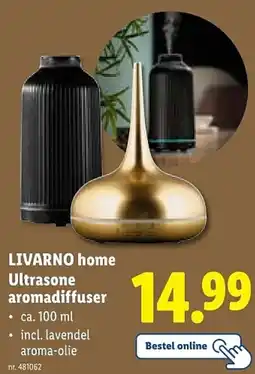 Lidl LIVARNO home Ultrasone aromadiffuser aanbieding