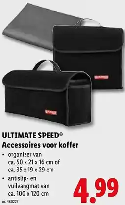 Lidl Ultimate speed Accessoires voor koffer aanbieding
