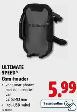 Lidl Ultimate speed Gsm-houder aanbieding