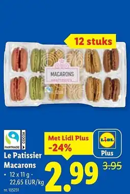 Lidl Le Patissier Macarons aanbieding