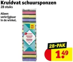 Kruidvat Kruidvat schuursponzen aanbieding