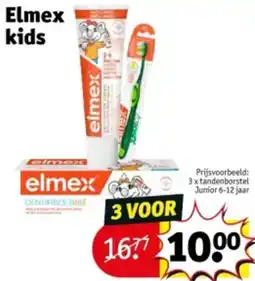 Kruidvat Elmex kids aanbieding