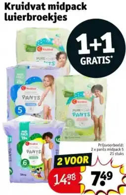 Kruidvat Kruidvat midpack luierbroekjes aanbieding