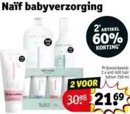 Kruidvat Naïf babyverzorging aanbieding