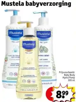 Kruidvat Mustela babyverzorging aanbieding