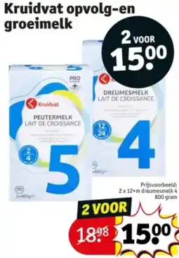 Kruidvat Kruidvat opvolg-en groeimelk aanbieding
