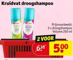 Kruidvat Kruidvat droogshampoo aanbieding