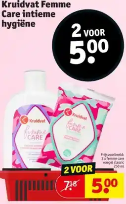 Kruidvat Kruidvat Femme Care intieme hygiëne aanbieding