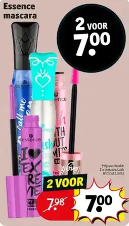 Kruidvat Essence mascara aanbieding