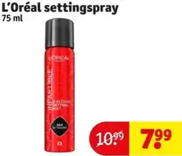 Kruidvat L'Oréal settingspray aanbieding