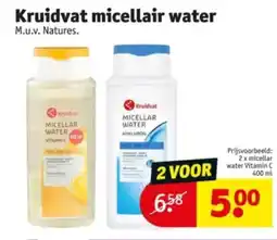 Kruidvat Kruidvat micellair water aanbieding